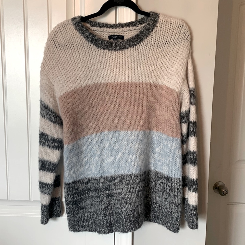 American Eagle striped sweater
